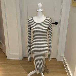 BCBG cotton ribbed dress size Medium